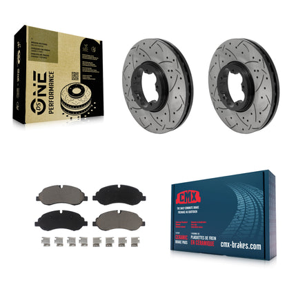 Disc Rotors and Ceramic Brake Pads Kit-KDC-101784
