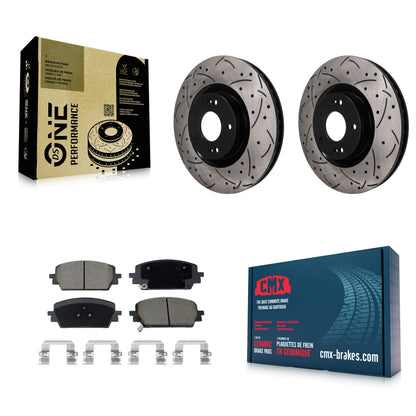 Disc Rotors and Ceramic Brake Pads Kit-KDC-101786