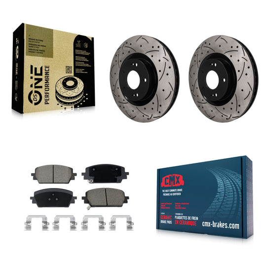 Disc Rotors and Ceramic Brake Pads Kit-KDC-101786