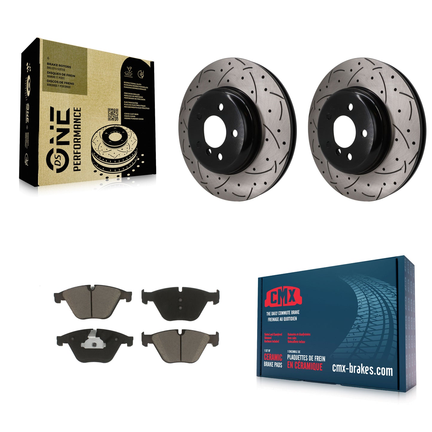 Disc Rotors and Ceramic Brake Pads Kit-KDC-101788 Kit.bestparts.ca