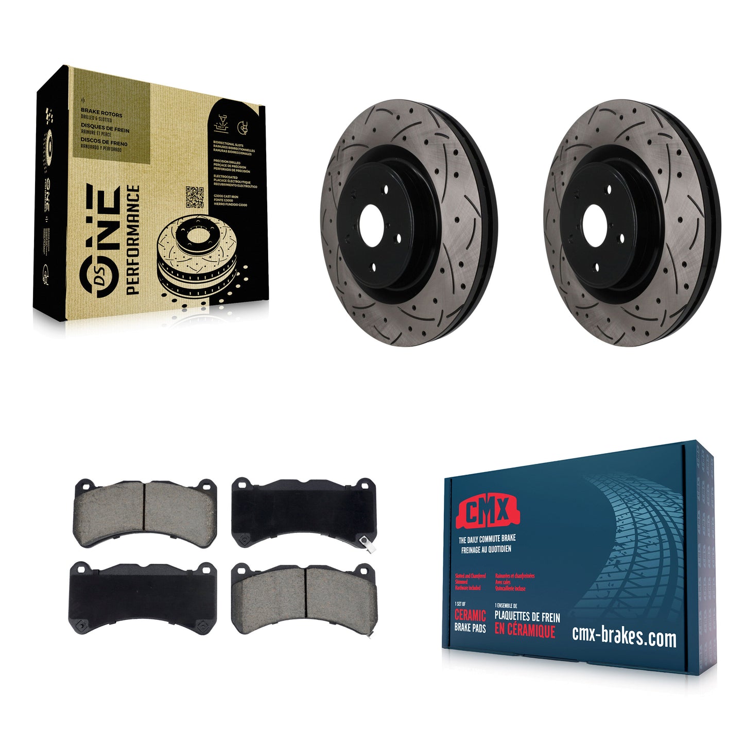Disc Rotors and Ceramic Brake Pads Kit-KDC-101789 Kit.bestparts.ca
