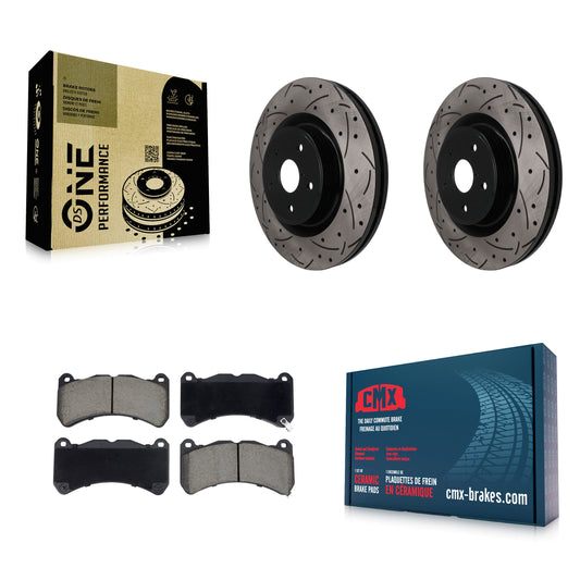 Disc Rotors and Ceramic Brake Pads Kit-KDC-101789