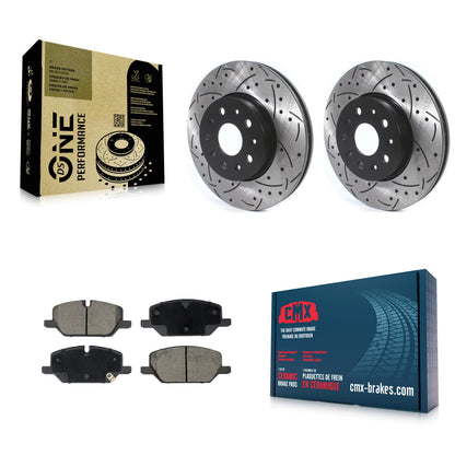 Coated Disc Rotors and Ceramic Brake Pads Kit-KDC-101790