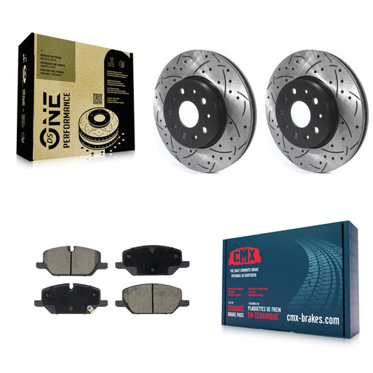 Coated Disc Rotors and Ceramic Brake Pads Kit-KDC-101790