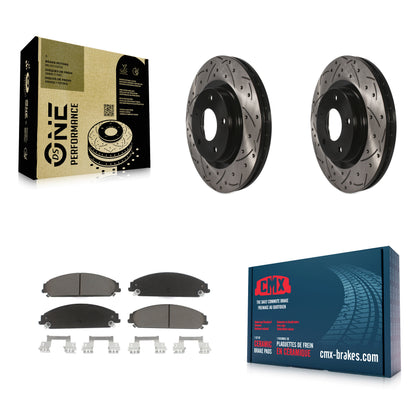 Coated Disc Rotors and Ceramic Brake Pads Kit-KDC-101793