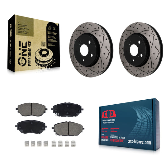 Disc Rotors and Ceramic Brake Pads Kit-KDC-101796