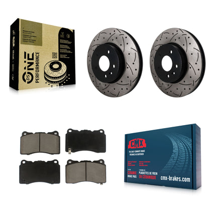 Disc Rotors and Ceramic Brake Pads Kit-KDC-101798