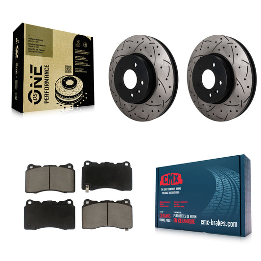 Disc Rotors and Ceramic Brake Pads Kit-KDC-101798