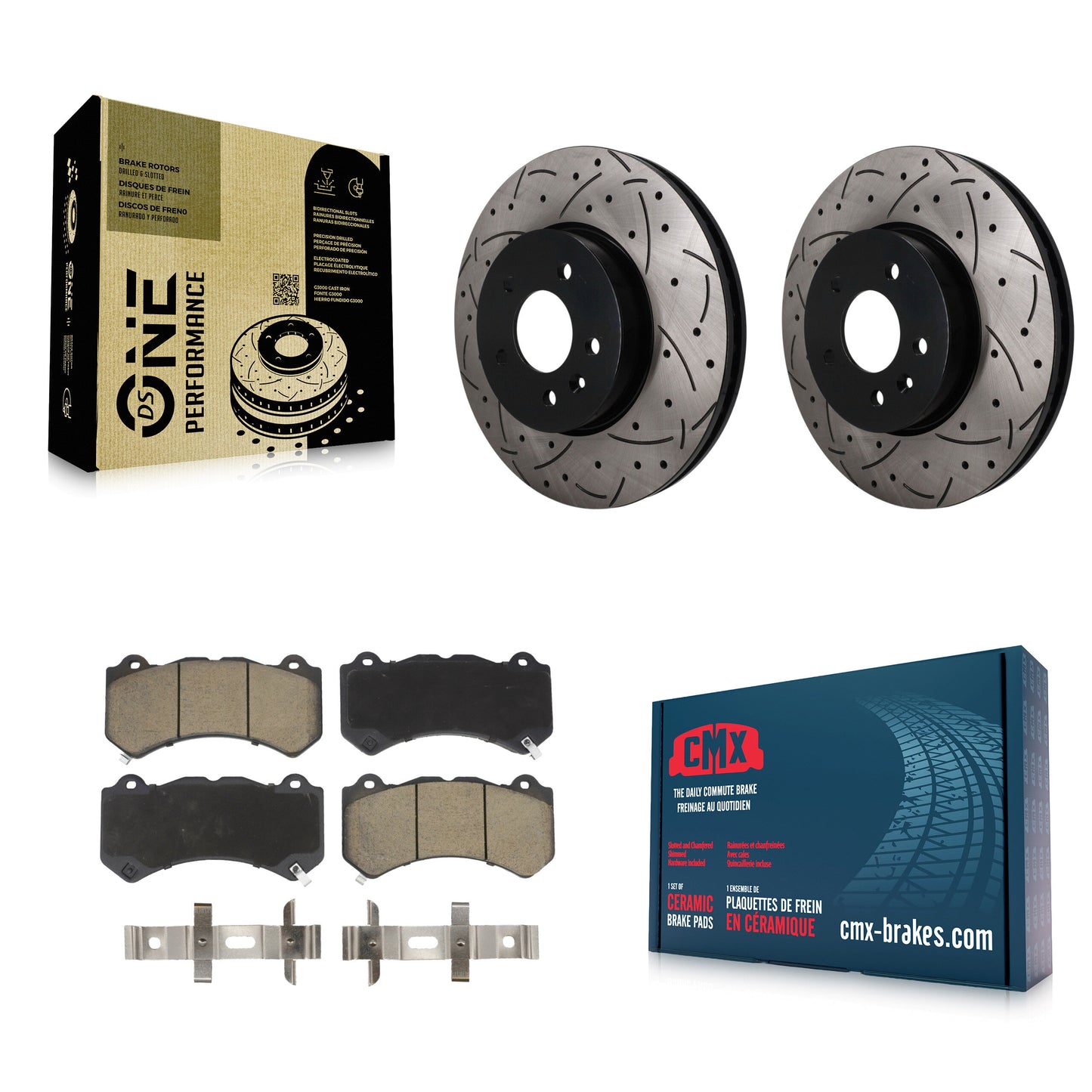 Disc Rotors and Ceramic Brake Pads Kit-KDC-101799 Kit.bestparts.ca