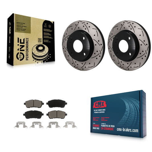 Disc Rotors and Ceramic Brake Pads Kit-KDC-101800