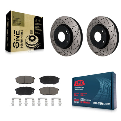 Disc Rotors and Ceramic Brake Pads Kit-KDC-101801