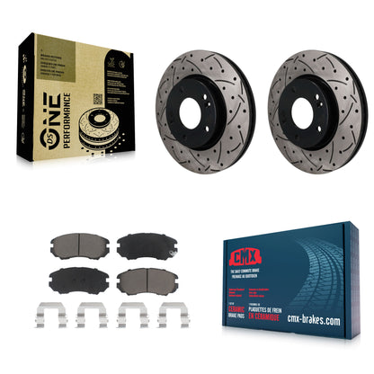Disc Rotors and Ceramic Brake Pads Kit-KDC-101802