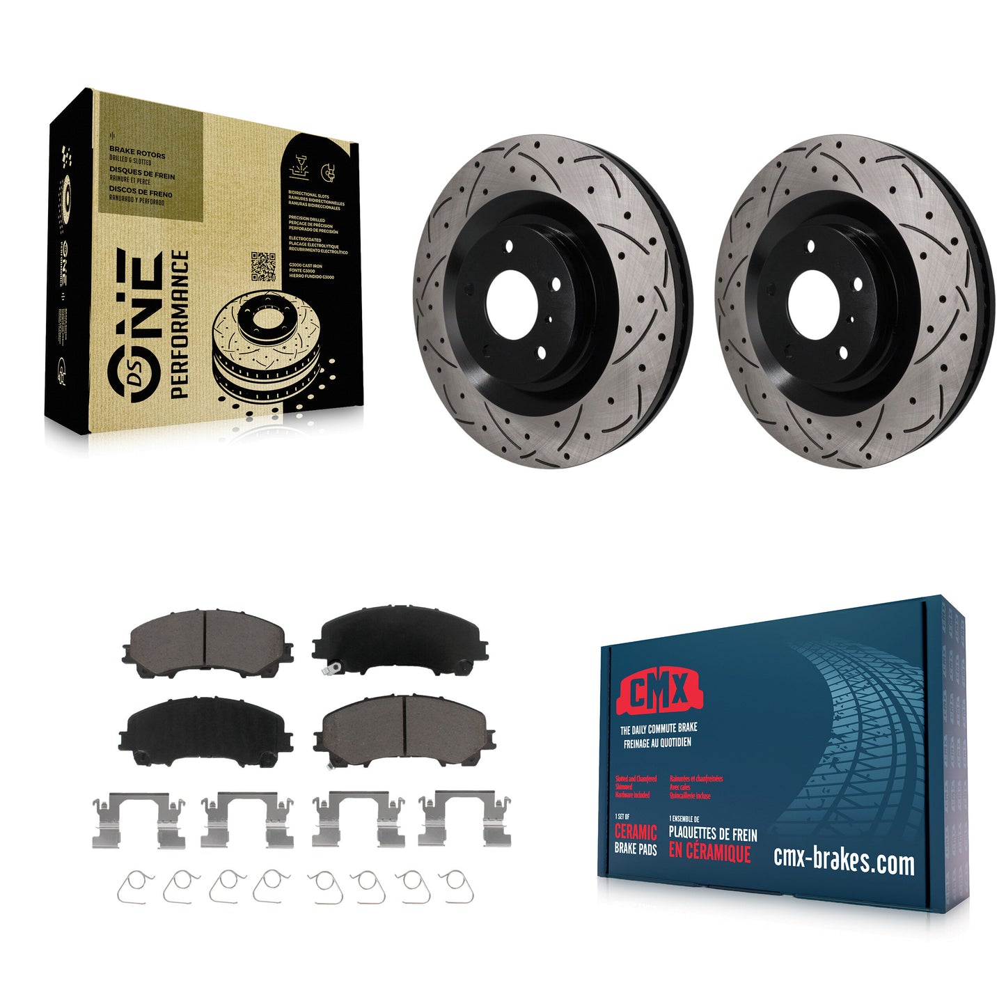 Disc Rotors and Ceramic Brake Pads Kit-KDC-101805 Kit.bestparts.ca