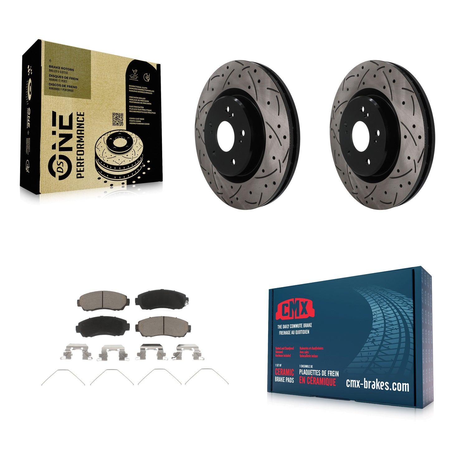 Disc Rotors and Ceramic Brake Pads Kit-KDC-101806 Kit.bestparts.ca