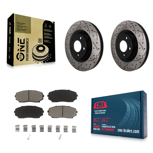 Disc Rotors and Ceramic Brake Pads Kit-KDC-101810