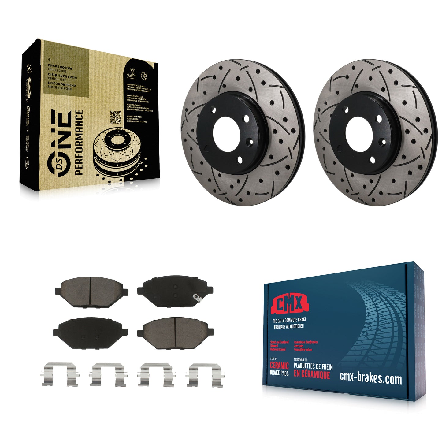 Disc Rotors and Ceramic Brake Pads Kit-KDC-101819 Kit.bestparts.ca