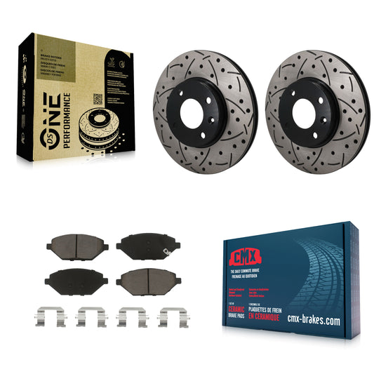 Disc Rotors and Ceramic Brake Pads Kit-KDC-101819