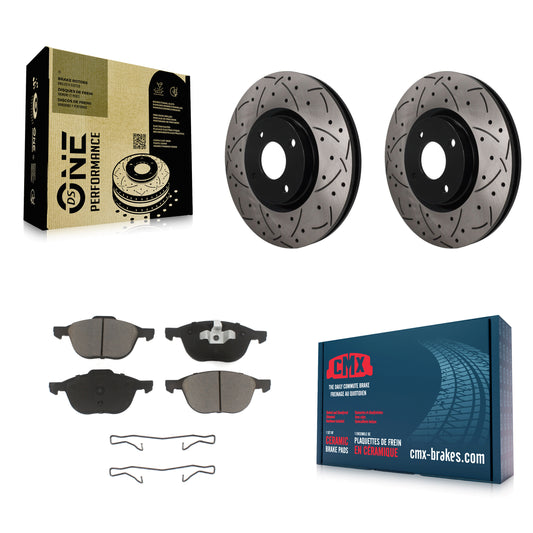 Disc Rotors and Ceramic Brake Pads Kit-KDC-101820