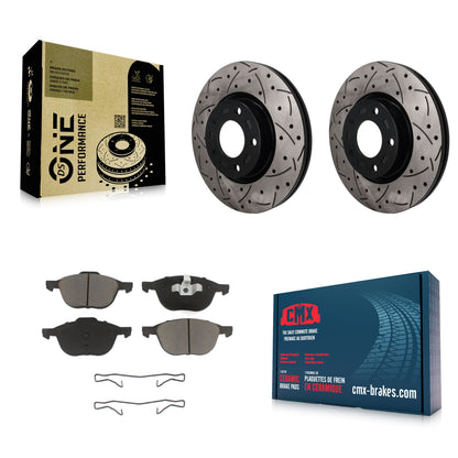 Disc Rotors and Ceramic Brake Pads Kit-KDC-101822