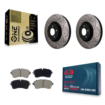 Disc Rotors and Ceramic Brake Pads Kit-KDC-101825