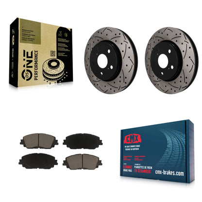 Disc Rotors and Ceramic Brake Pads Kit-KDC-101831