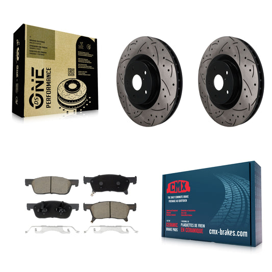 Disc Rotors and Ceramic Brake Pads Kit-KDC-101832
