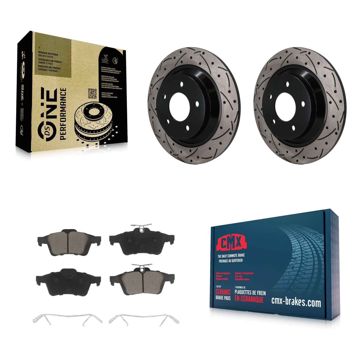 Disc Rotors and Ceramic Brake Pads Kit-KDC-101839 Kit.bestparts.ca