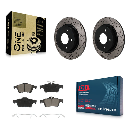 Disc Rotors and Ceramic Brake Pads Kit-KDC-101840