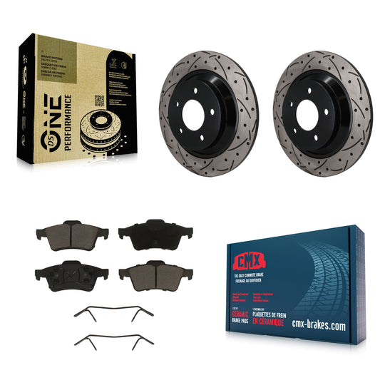 Disc Rotors and Ceramic Brake Pads Kit-KDC-101845