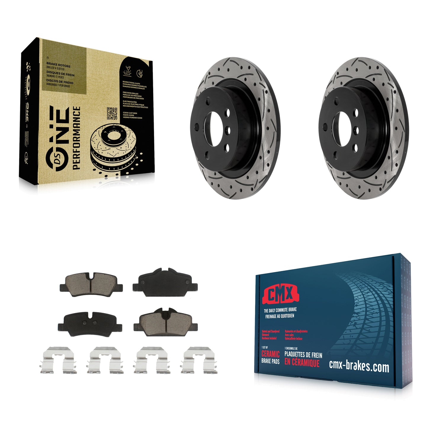 Disc Rotors and Ceramic Brake Pads Kit-KDC-101846 Kit.bestparts.ca