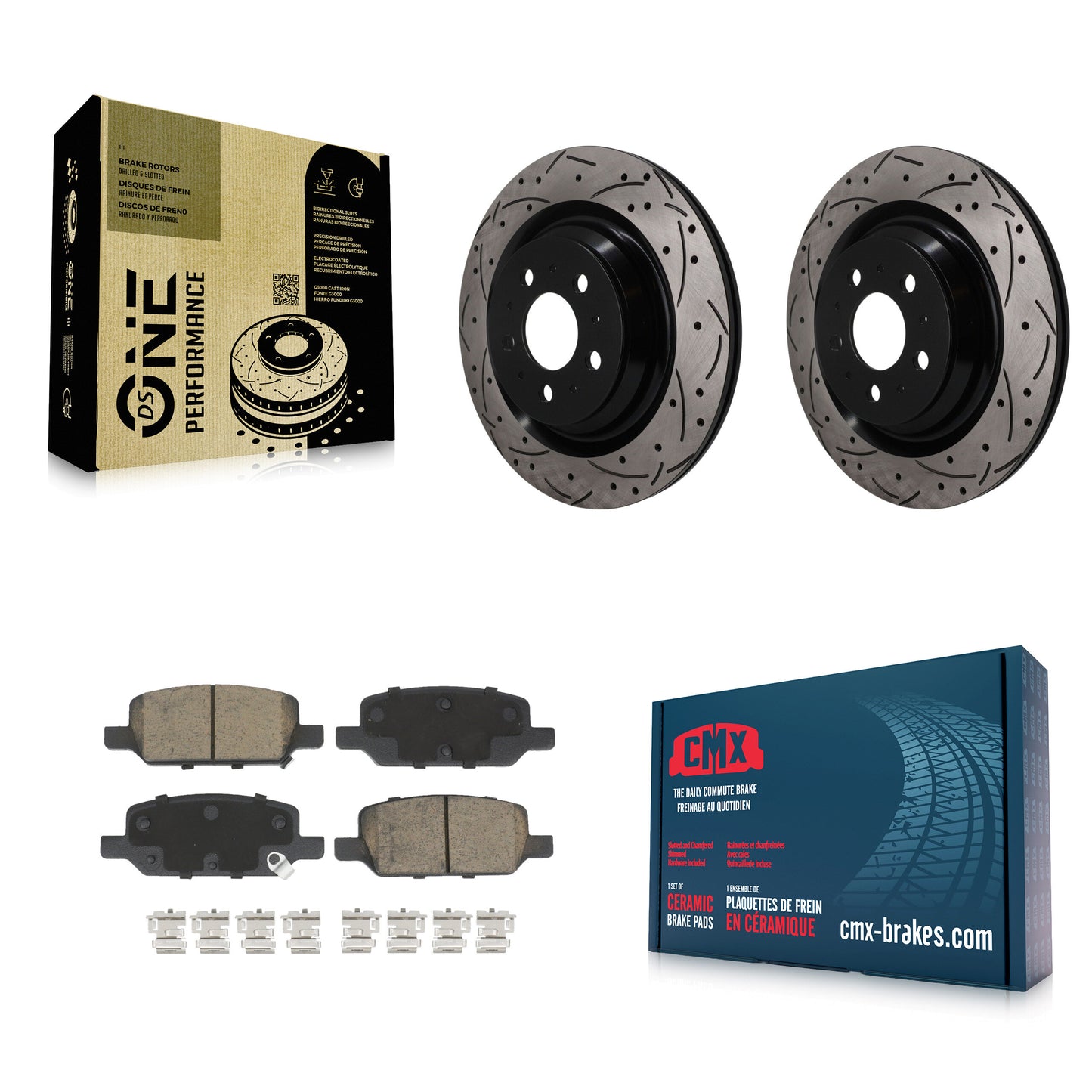 Disc Rotors and Ceramic Brake Pads Kit-KDC-101849 Kit.bestparts.ca