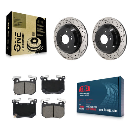 Disc Rotors and Ceramic Brake Pads Kit-KDC-101861