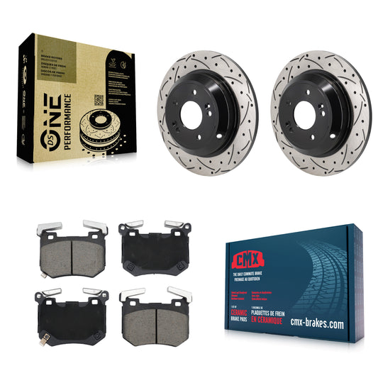 Disc Rotors and Ceramic Brake Pads Kit-KDC-101861