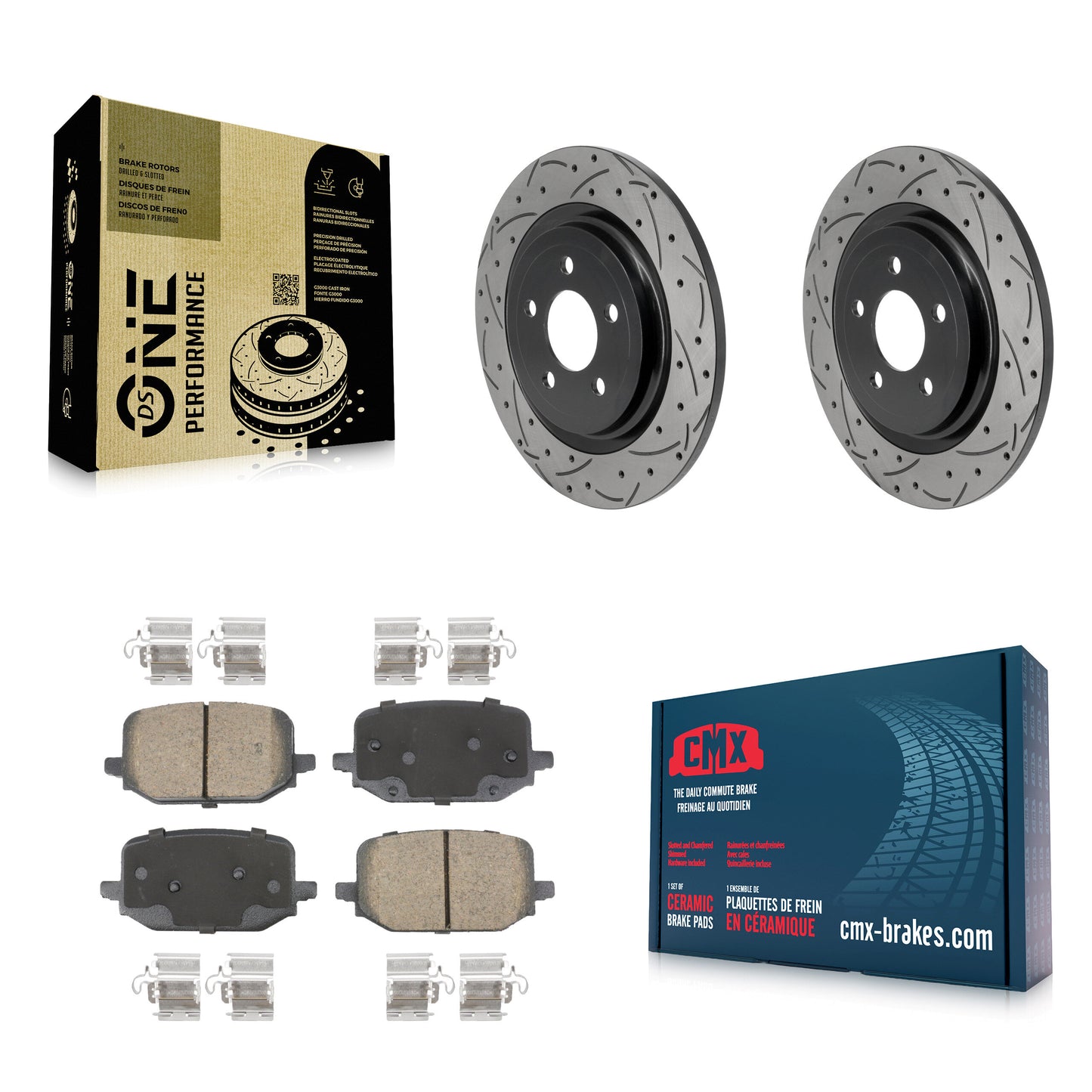 Disc Rotors and Ceramic Brake Pads Kit-KDC-101863 Kit.bestparts.ca
