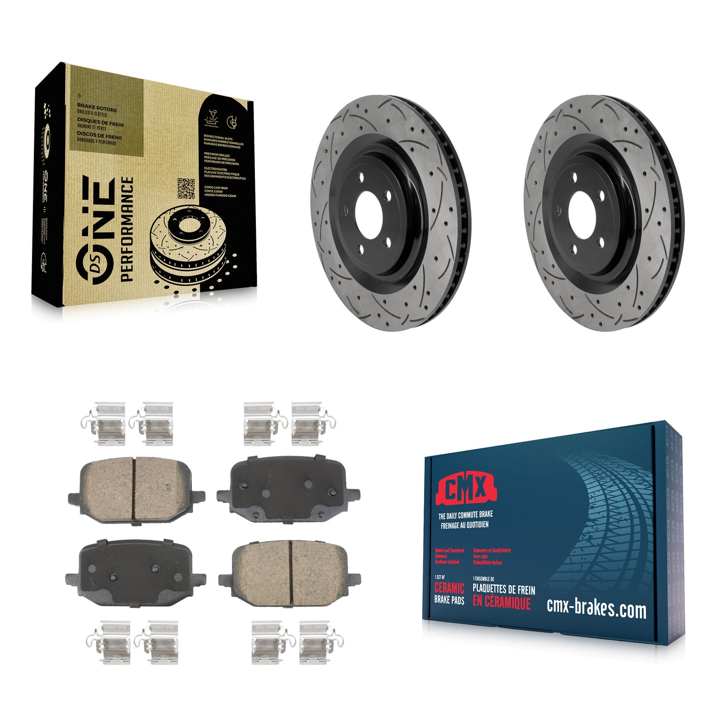 Disc Rotors and Ceramic Brake Pads Kit-KDC-101864 Kit.bestparts.ca