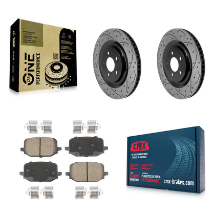 Disc Rotors and Ceramic Brake Pads Kit-KDC-101864