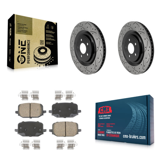 Disc Rotors and Ceramic Brake Pads Kit-KDC-101864
