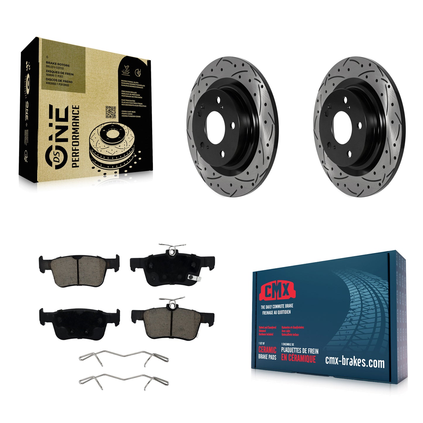 Disc Rotors and Ceramic Brake Pads Kit-KDC-101870 Kit.bestparts.ca