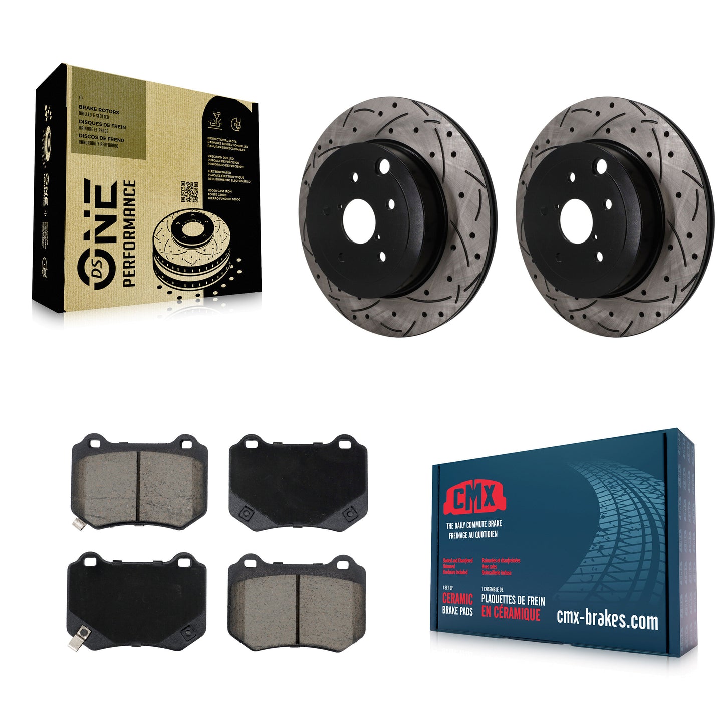 Disc Rotors and Ceramic Brake Pads Kit-KDC-101875 Kit.bestparts.ca