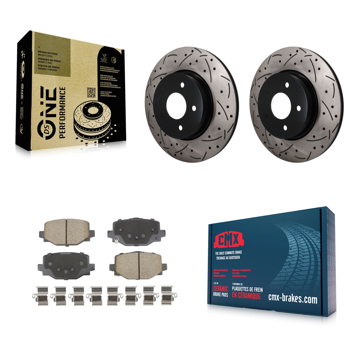 Disc Rotors and Ceramic Brake Pads Kit-KDC-101876 Kit.bestparts.ca