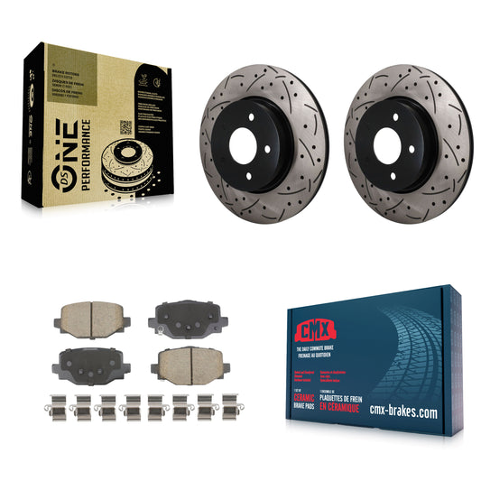 Disc Rotors and Ceramic Brake Pads Kit-KDC-101876