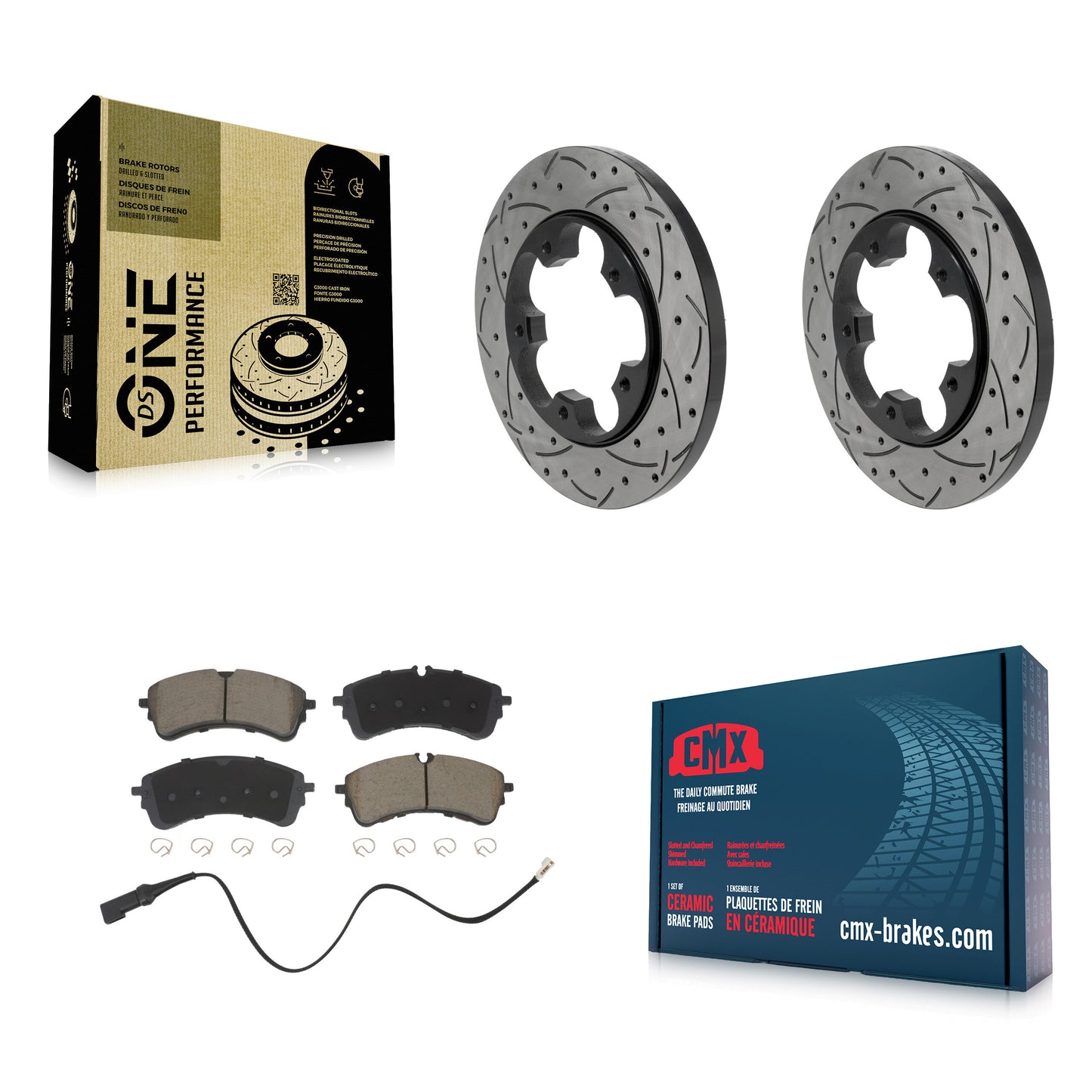 Disc Rotors and Ceramic Brake Pads Kit-KDC-101877 Kit.bestparts.ca