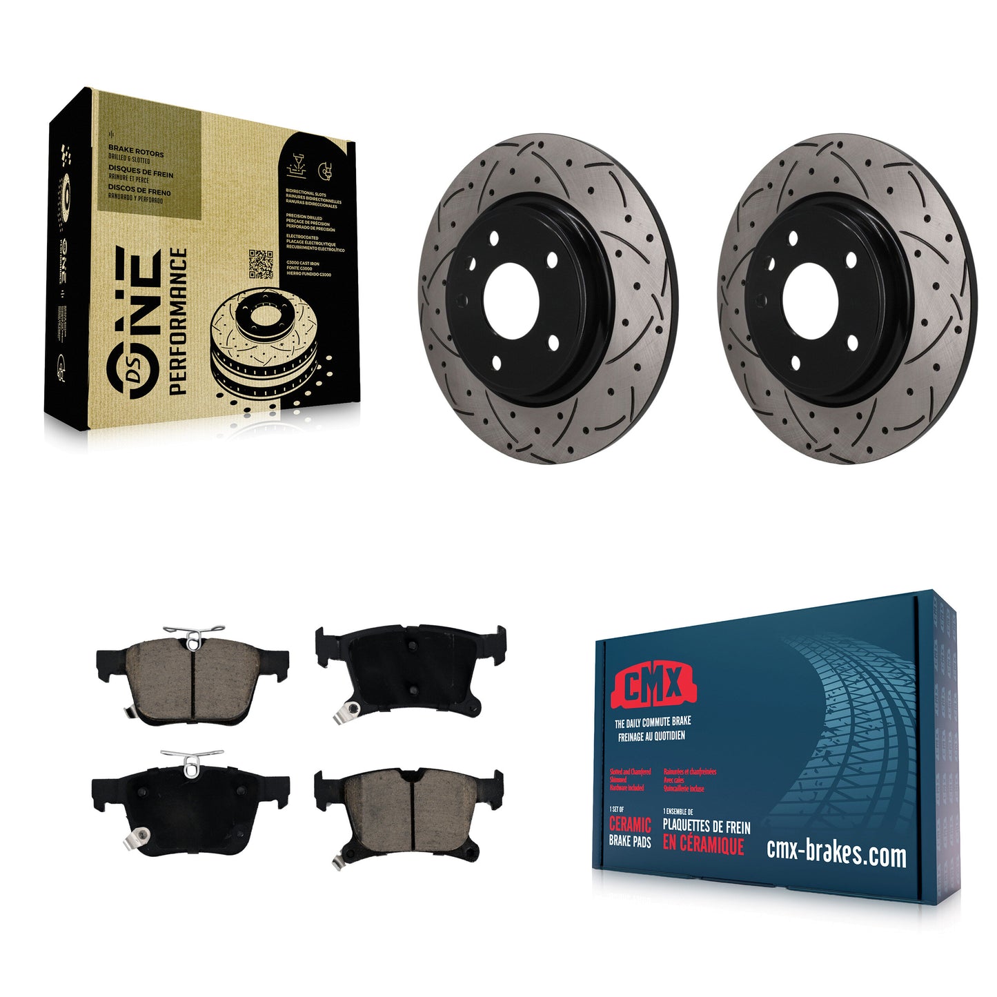Disc Rotors and Ceramic Brake Pads Kit-KDC-101881 Kit.bestparts.ca