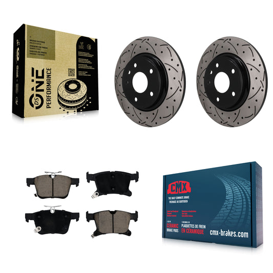 Disc Rotors and Ceramic Brake Pads Kit-KDC-101881