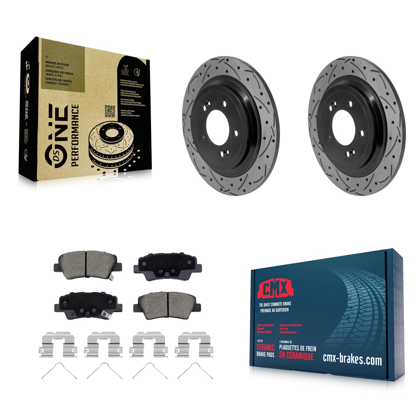 Disc Rotors and Ceramic Brake Pads Kit-KDC-101882 Kit.bestparts.ca