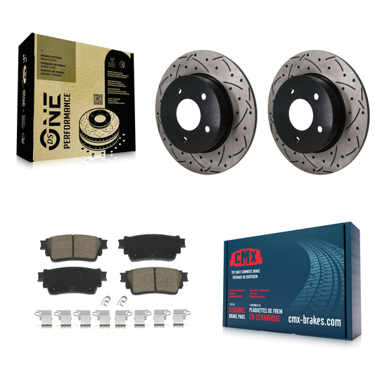 Disc Rotors and Ceramic Brake Pads Kit-KDC-101884