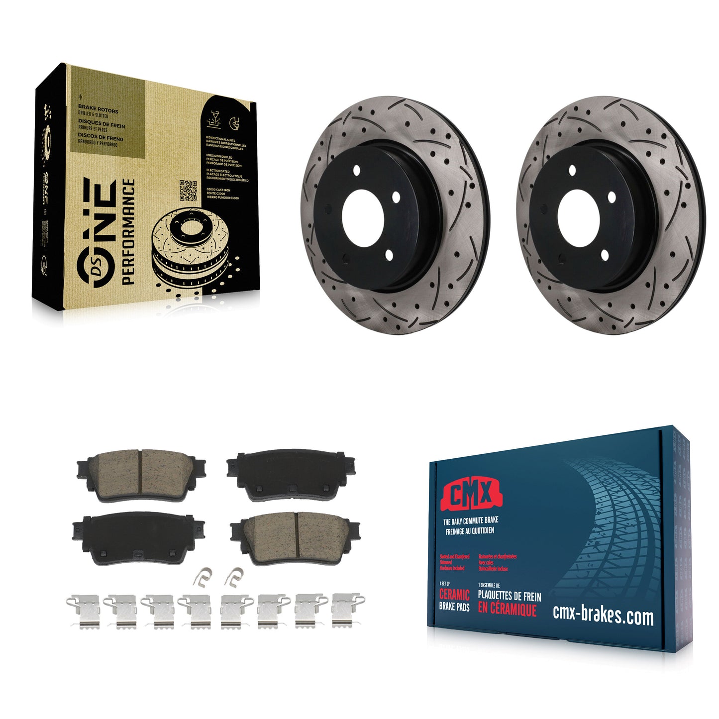 Disc Rotors and Ceramic Brake Pads Kit-KDC-101885 Kit.bestparts.ca