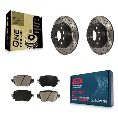 Coated Disc Rotors and Ceramic Brake Pads Kit-KDC-101886