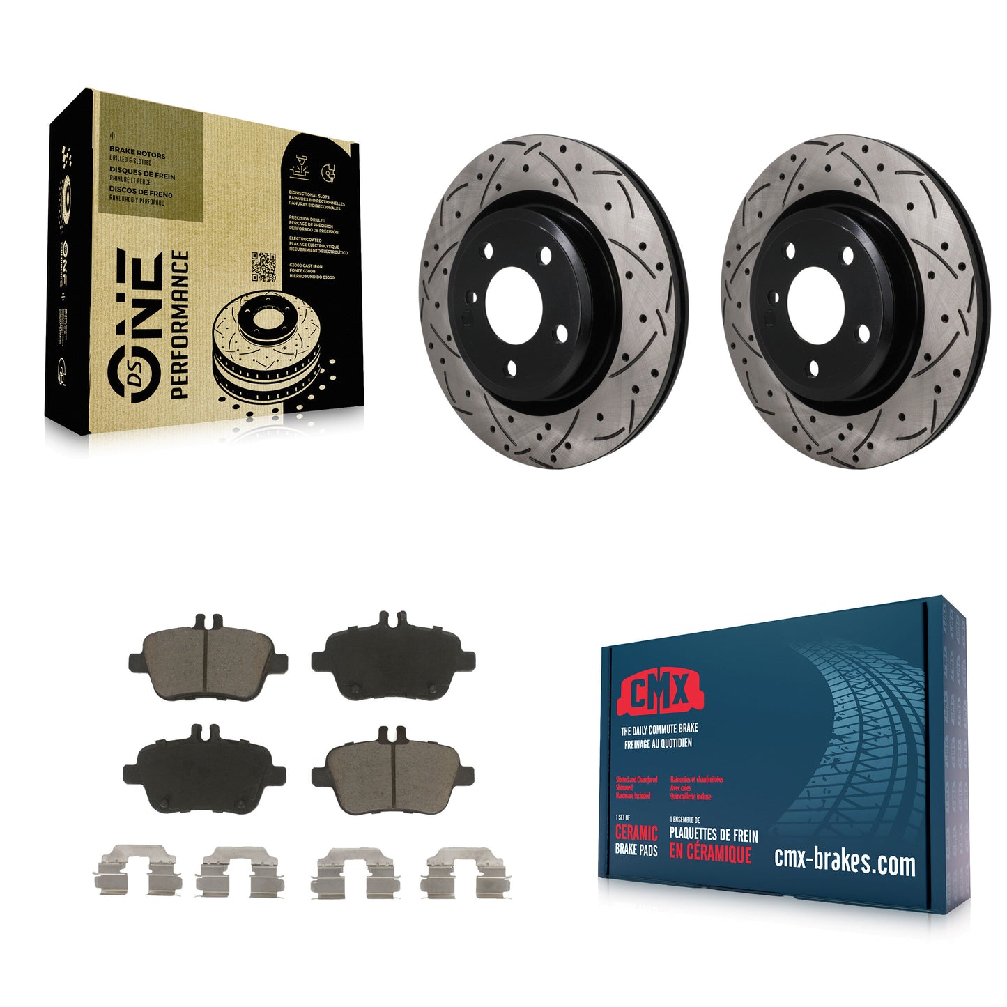 Disc Rotors and Ceramic Brake Pads Kit-KDC-101892 Kit.bestparts.ca