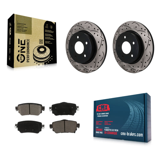 Disc Rotors and Ceramic Brake Pads Kit-KDC-101894